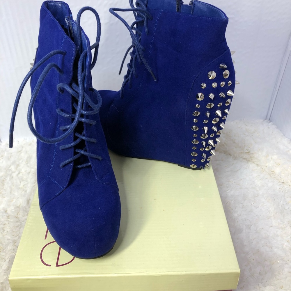 Cobalt Blue Booties